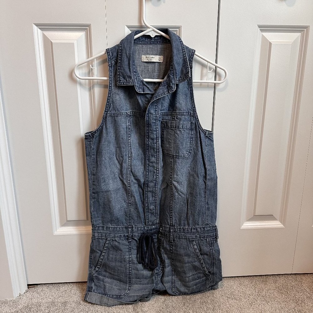 Abercrombie and Fitch Jean Jumpsuit